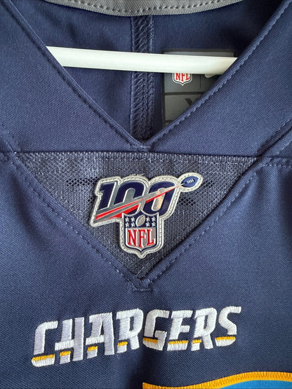Men's Nike Joey Bosa 97 LA Chargers Vapor Limited NFL 100 Jersey Sz XL - RARE - Kyle’s Football Cards