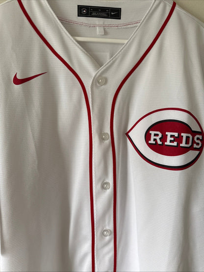 Men's Nike Joey Votto 19 Cincinnati Reds Home MLB Jersey Sz XL - White RARE - Kyle’s Football Cards