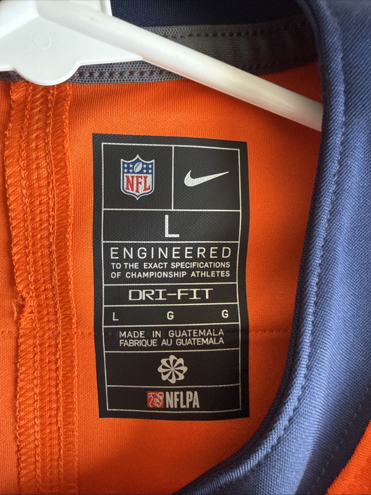 Men’s Nike John Elway #7 Denver Broncos Vapor Lmtd NFL Jersey Sz L - Orange RARE - Kyle’s Football Cards