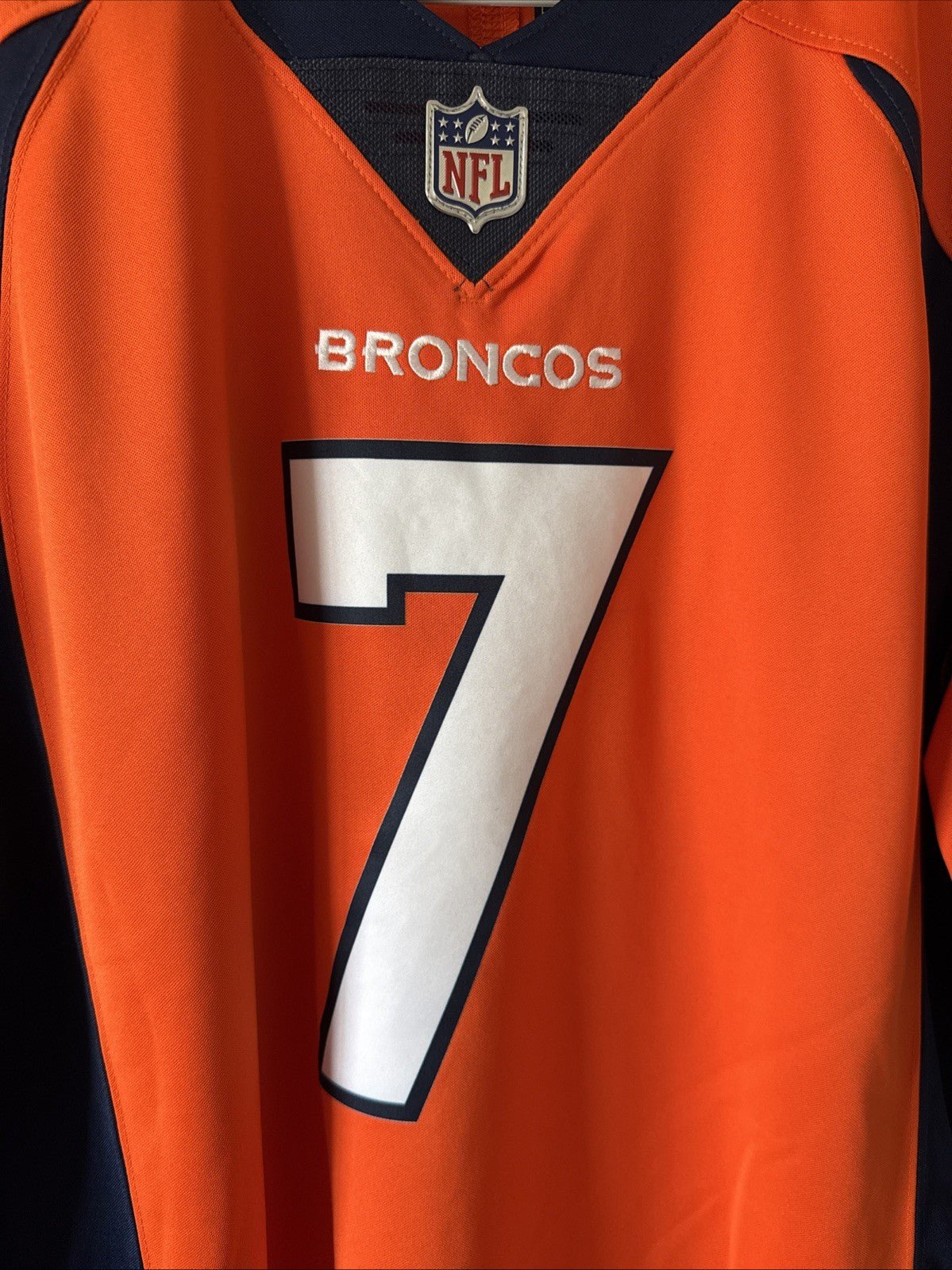 Men’s Nike John Elway #7 Denver Broncos Vapor Lmtd NFL Jersey Sz L - Orange RARE - Kyle’s Football Cards
