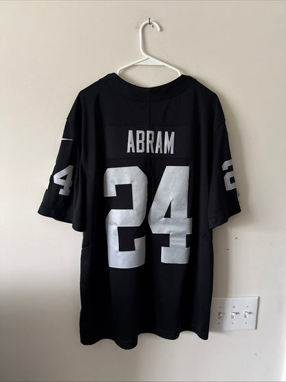 Men’s Nike Jonathan Abram #24 Las Vegas Raiders Vapor Lmtd Jersey Sz XL - RARE - Kyle’s Football Cards