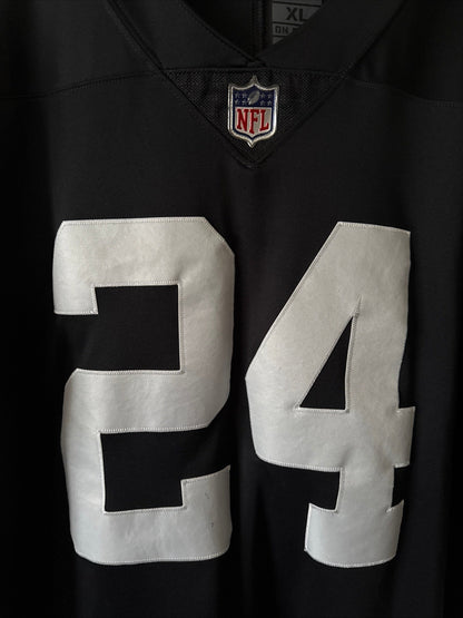 Men’s Nike Jonathan Abram #24 Las Vegas Raiders Vapor Lmtd Jersey Sz XL - RARE - Kyle’s Football Cards