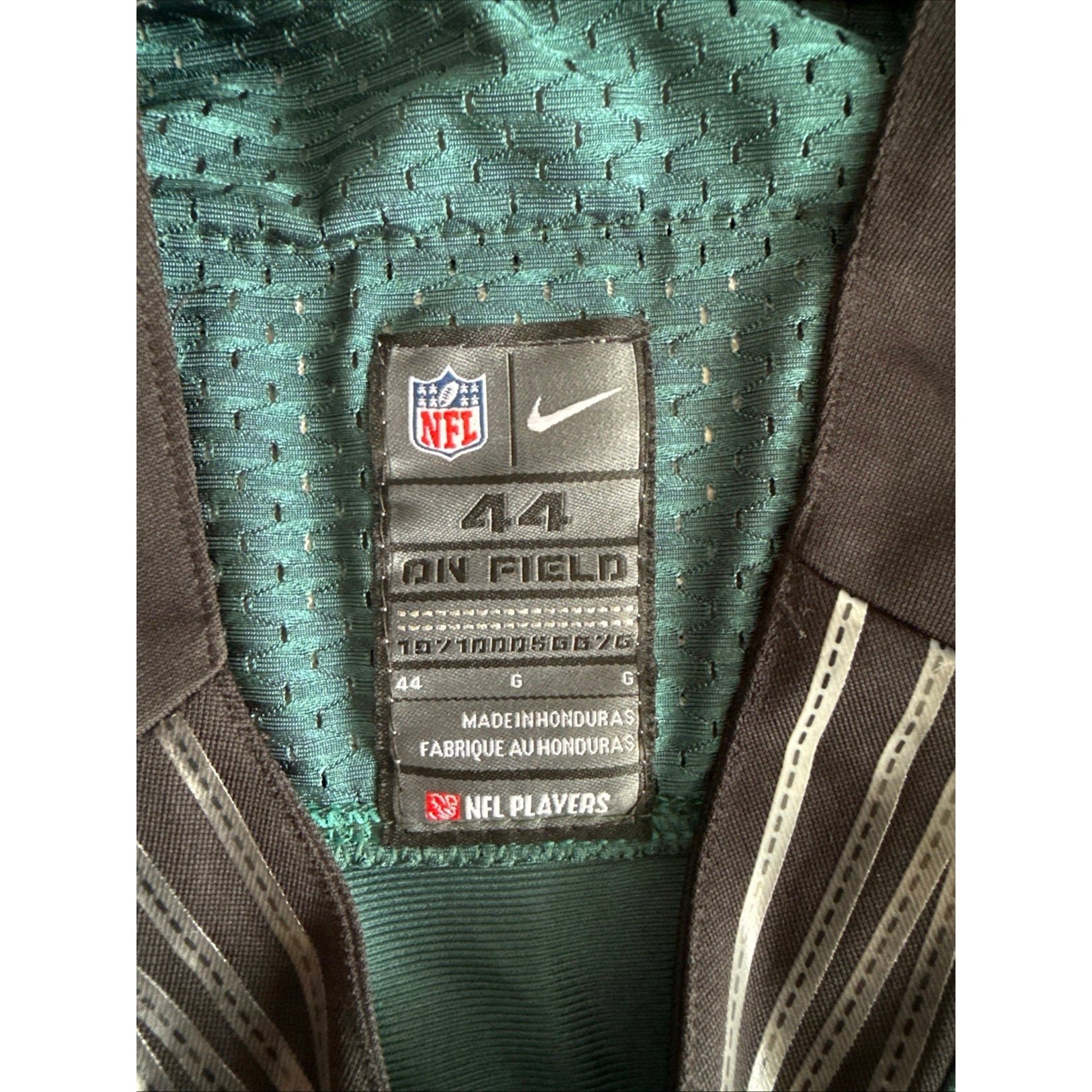 Men’s Nike Jordan Hicks 58 Philadelphia Eagles Jersey Authentic Sz 44 - Green - Kyle’s Football Cards