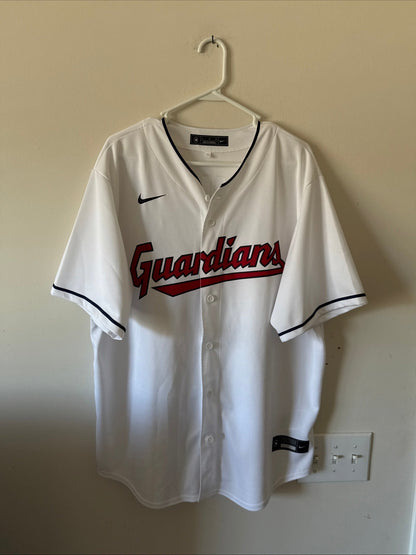 Men’s Nike Jose Ramirez #11 Cleveland Guardians Home MLB Jersey Sz XL - RARE - Kyle’s Football Cards
