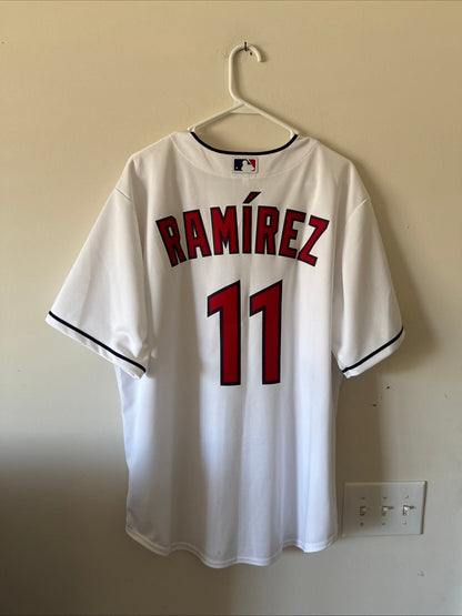 Men’s Nike Jose Ramirez #11 Cleveland Guardians Home MLB Jersey Sz XL - RARE - Kyle’s Football Cards