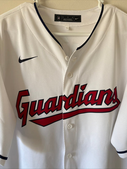 Men’s Nike Jose Ramirez #11 Cleveland Guardians Home MLB Jersey Sz XL - RARE - Kyle’s Football Cards