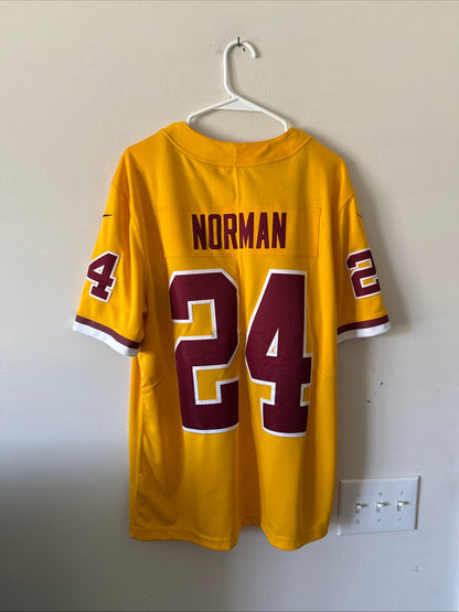 Men’s Nike JOSH NORMAN 24 Washington Redskins Vapor Lmtd NFL Jersey Sz M - RARE - Kyle’s Football Cards