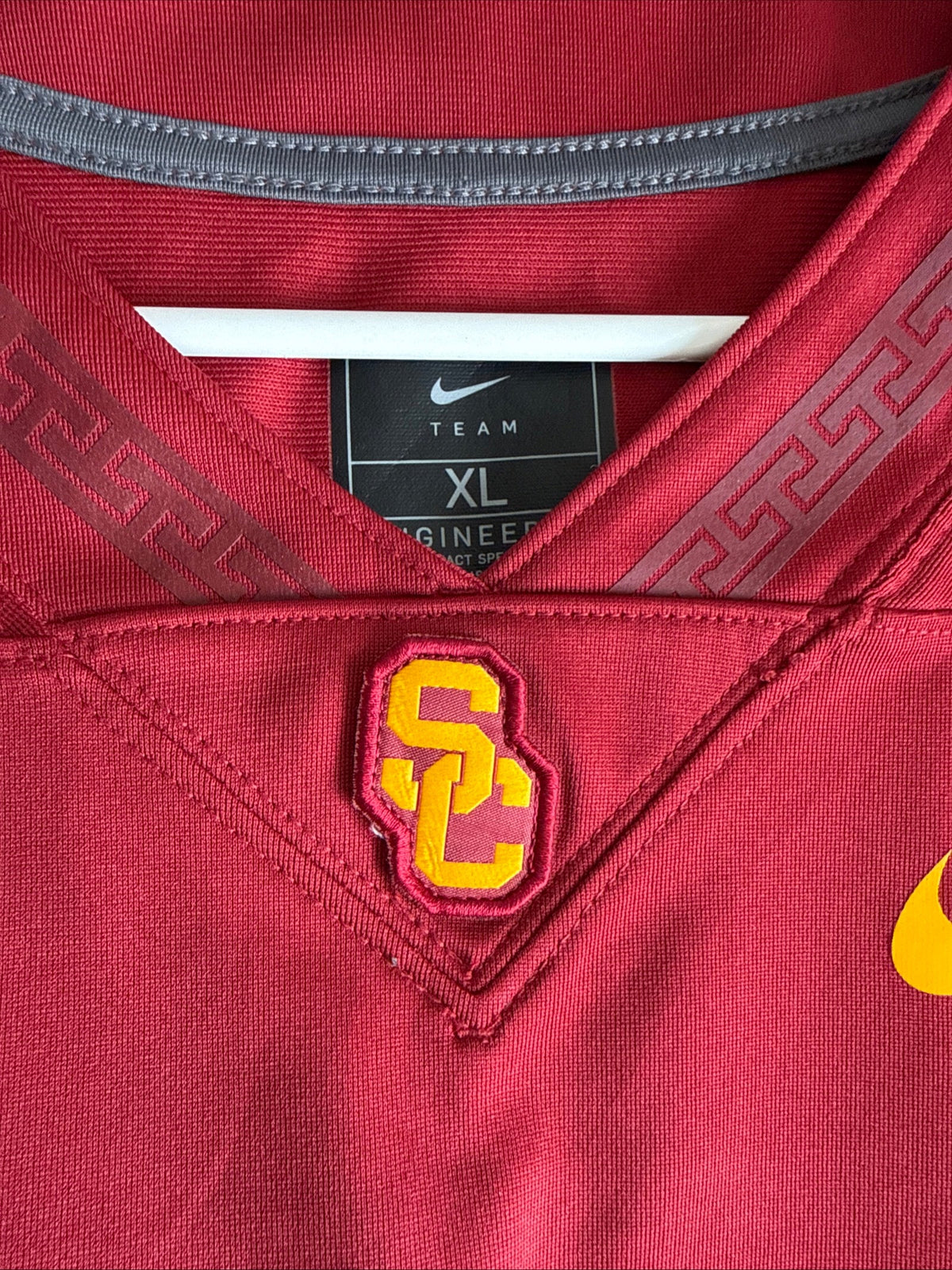 Men’s Nike Joshua Jackson Jr. 23 USC Trojans NCAA Jersey Sz XL - Red RARE - Kyle’s Football Cards