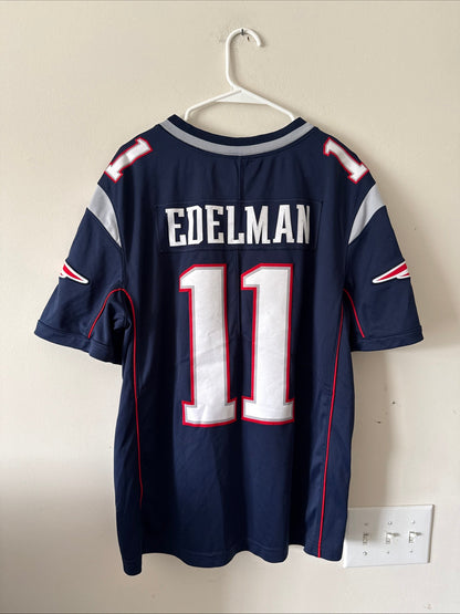 Men's Nike Julian Edelman 11 NE Patriots Vapor Limited NFL Jersey Sz L - RARE - Kyle’s Football Cards