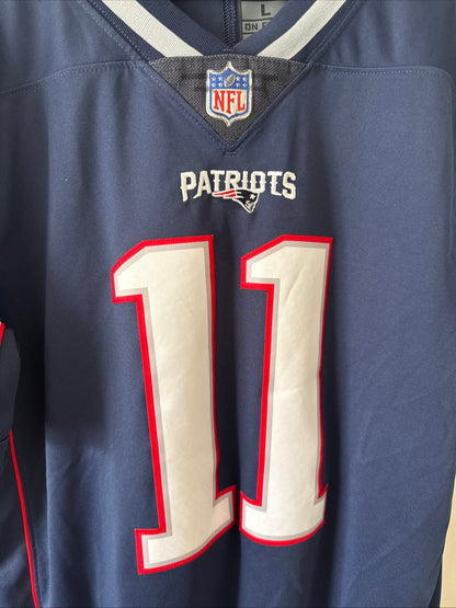 Men's Nike Julian Edelman 11 NE Patriots Vapor Limited NFL Jersey Sz L - RARE - Kyle’s Football Cards