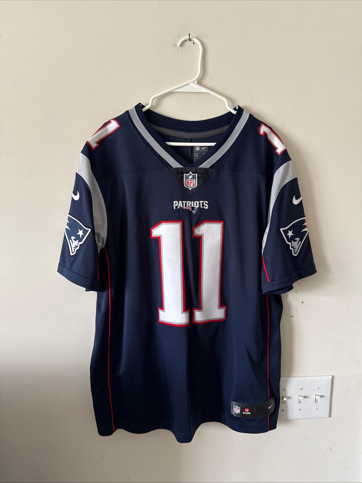 Men's Nike Julian Edelman #11 NE Patriots Vapor Limited NFL Jersey Sz XL - RARE - Kyle’s Football Cards