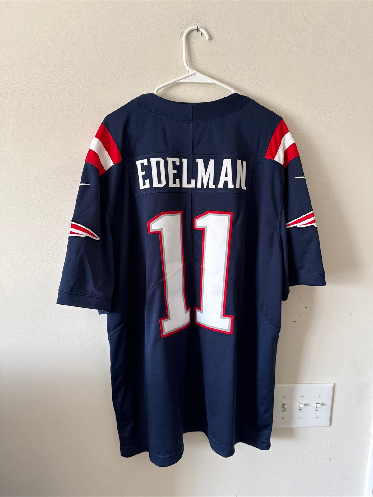 Men's Nike Julian Edelman 11 Patriots Vapor Lmtd Color Rush Jersey Sz 2XL RARE - Kyle’s Football Cards