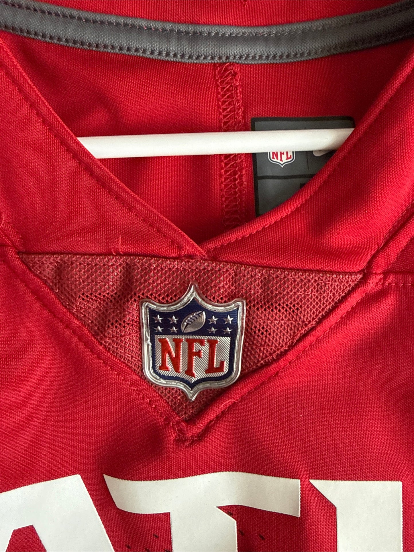 Men’s Nike Julio Jones 11 Atlanta Falcons Red Fade Vapor Lmtd Jersey Sz L RARE - Kyle’s Football Cards