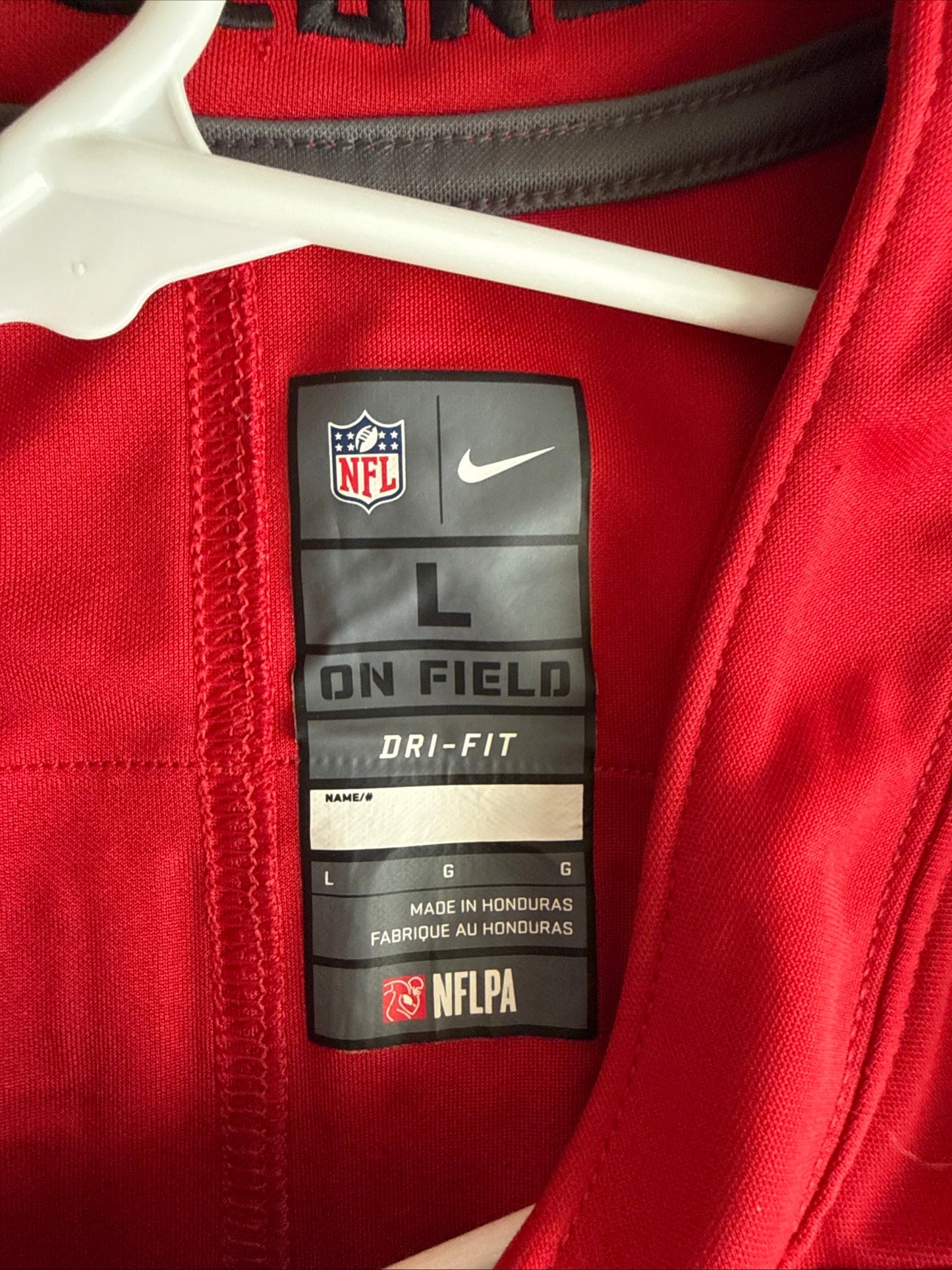 Men’s Nike Julio Jones 11 Atlanta Falcons Red Fade Vapor Lmtd Jersey Sz L RARE - Kyle’s Football Cards