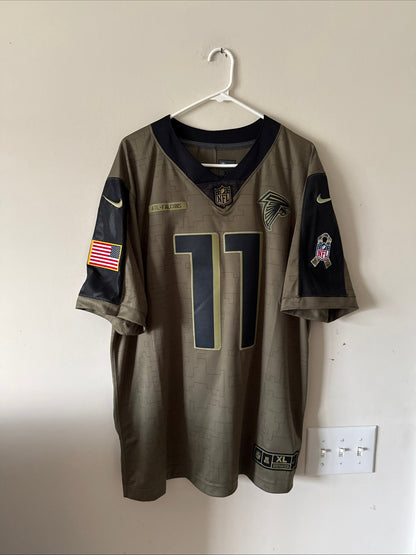 Men’s Nike Julio Jones 11 Atlanta Falcons Salute To Service Jersey Sz XL - RARE - Kyle’s Football Cards