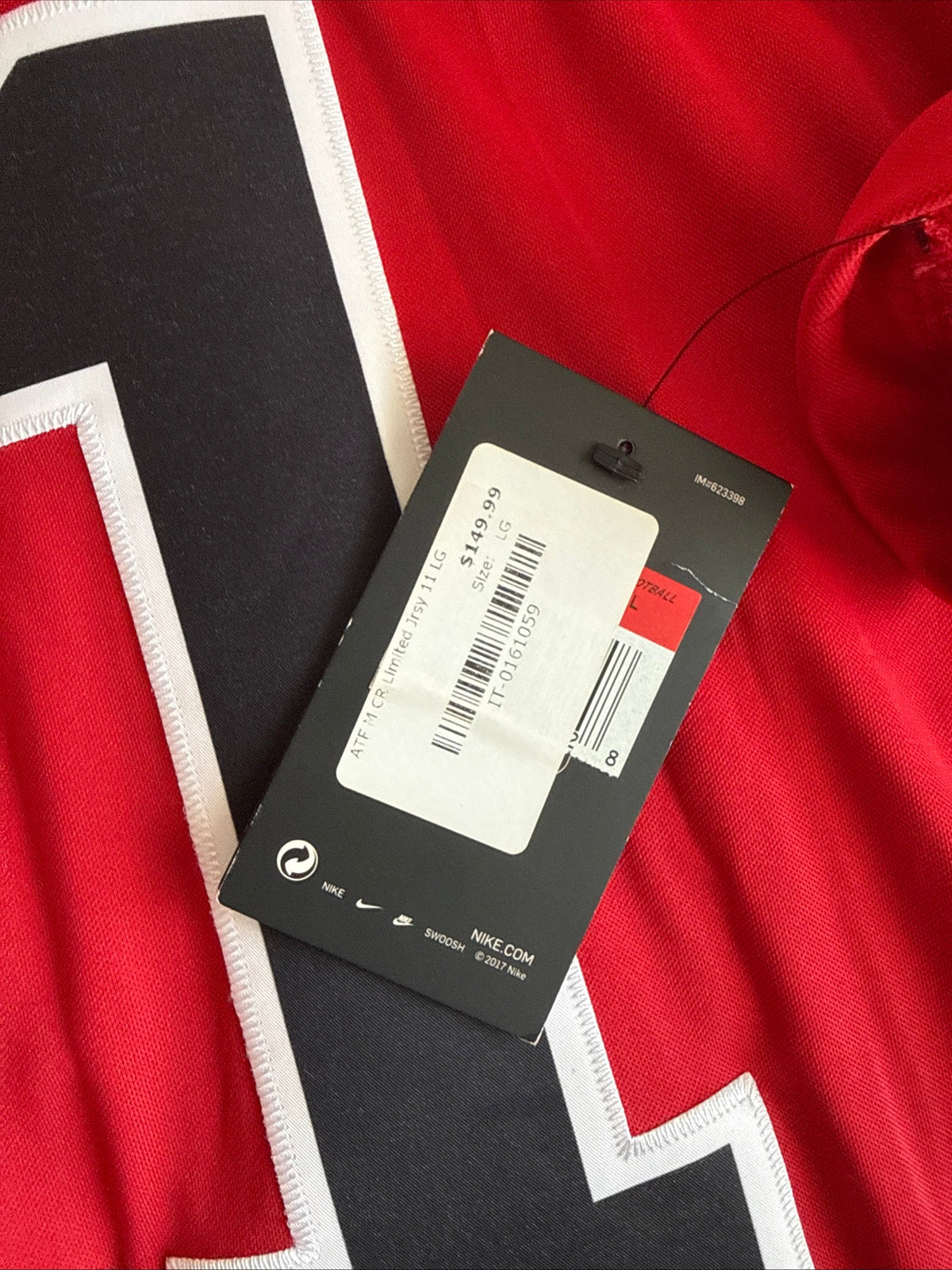 Men's Nike Julio Jones #11 Atlanta Falcons Vapor Lmtd NFL Jersey Sz L - NWT RARE - Kyle’s Football Cards