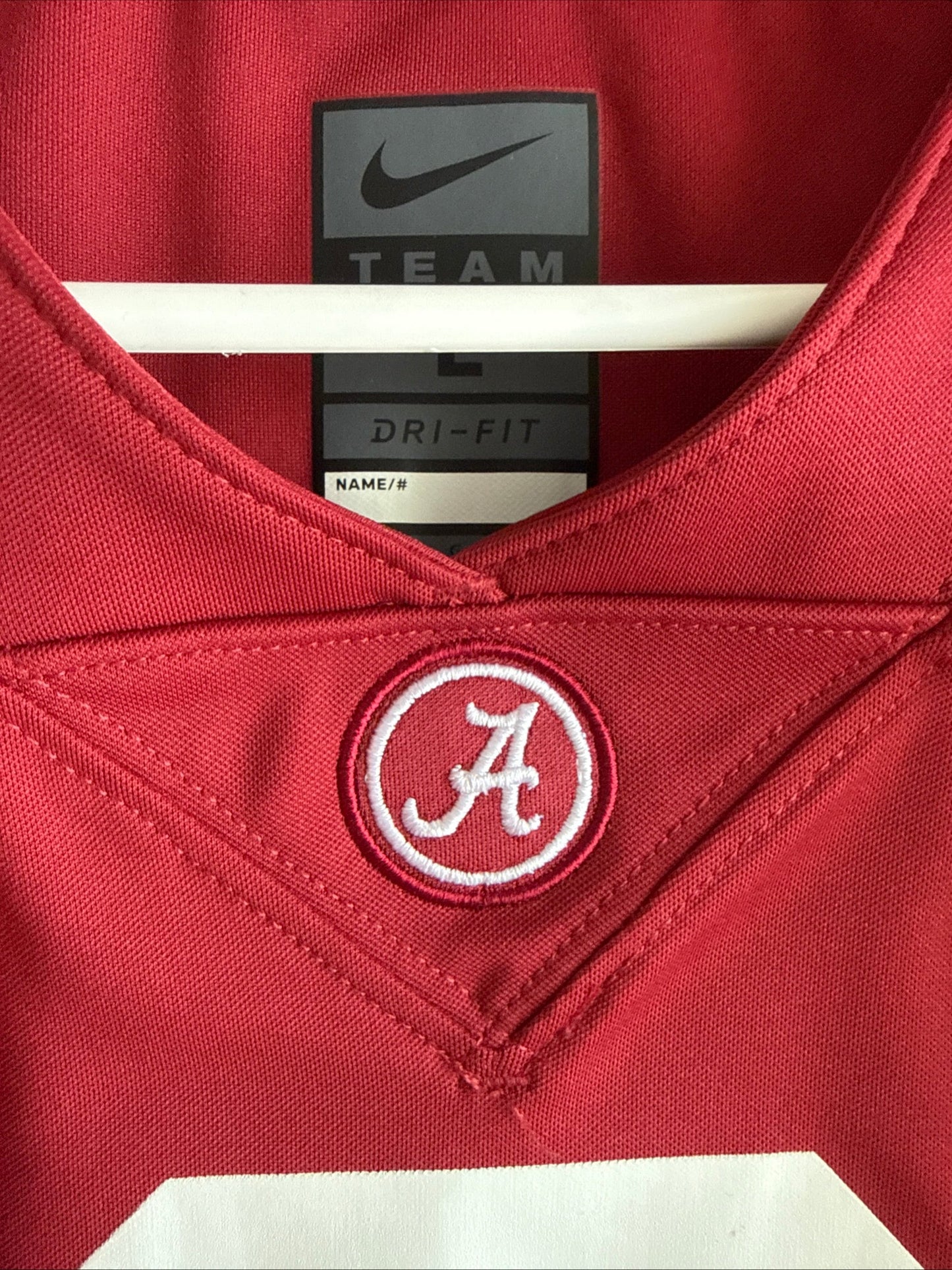 Men’s Nike Julio Jones 8 Alabama Crimson Tide NCAA Jersey Sz L - Red RARE - Kyle’s Football Cards
