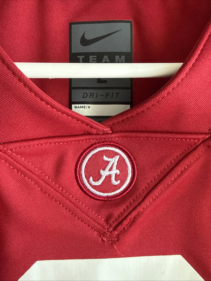 Men’s Nike Julio Jones 8 Alabama Crimson Tide NCAA Jersey Sz L - Red RARE - Kyle’s Football Cards