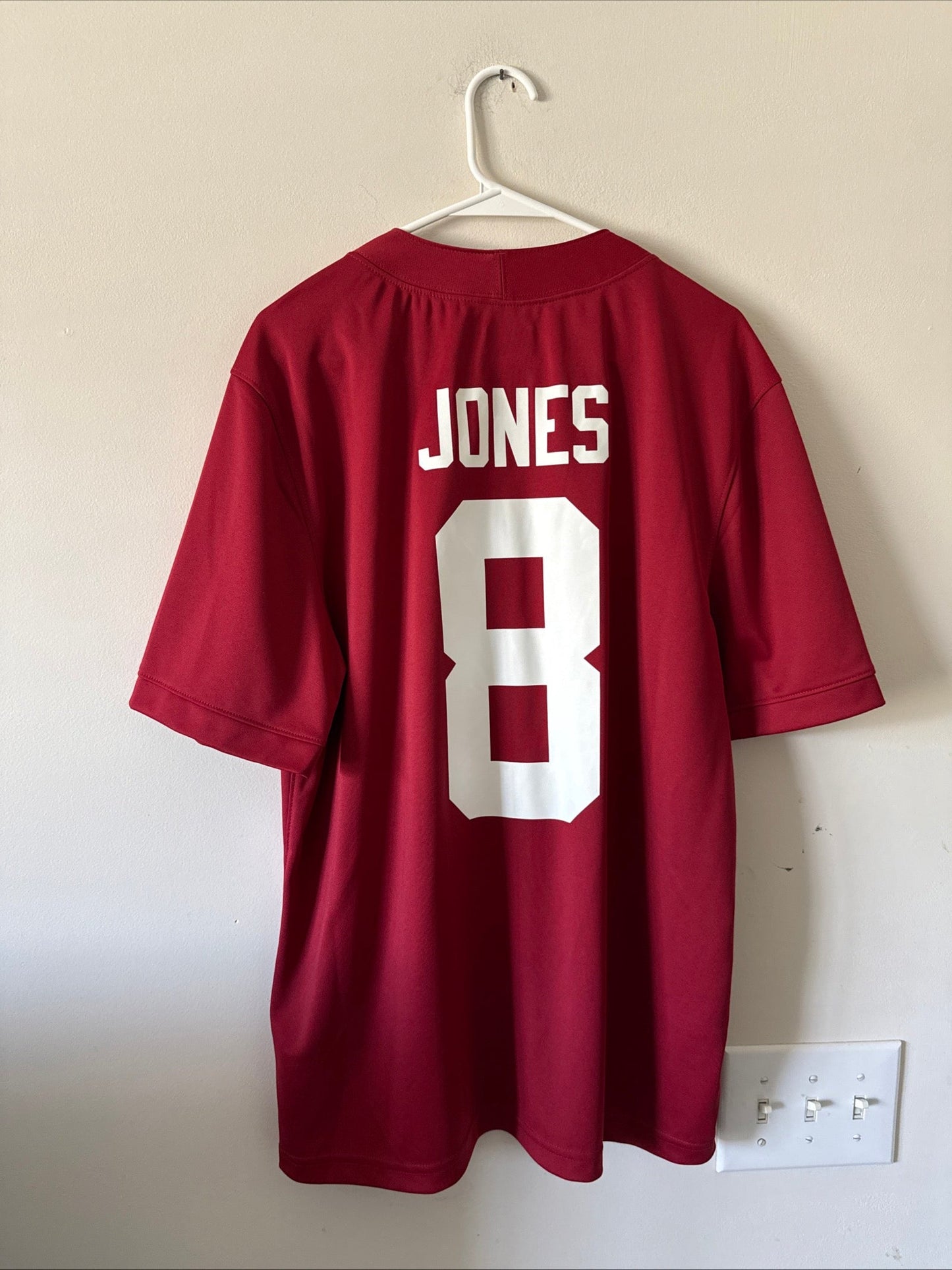 Men’s Nike Julio Jones 8 Alabama Crimson Tide NCAA Jersey Sz L - Red RARE - Kyle’s Football Cards
