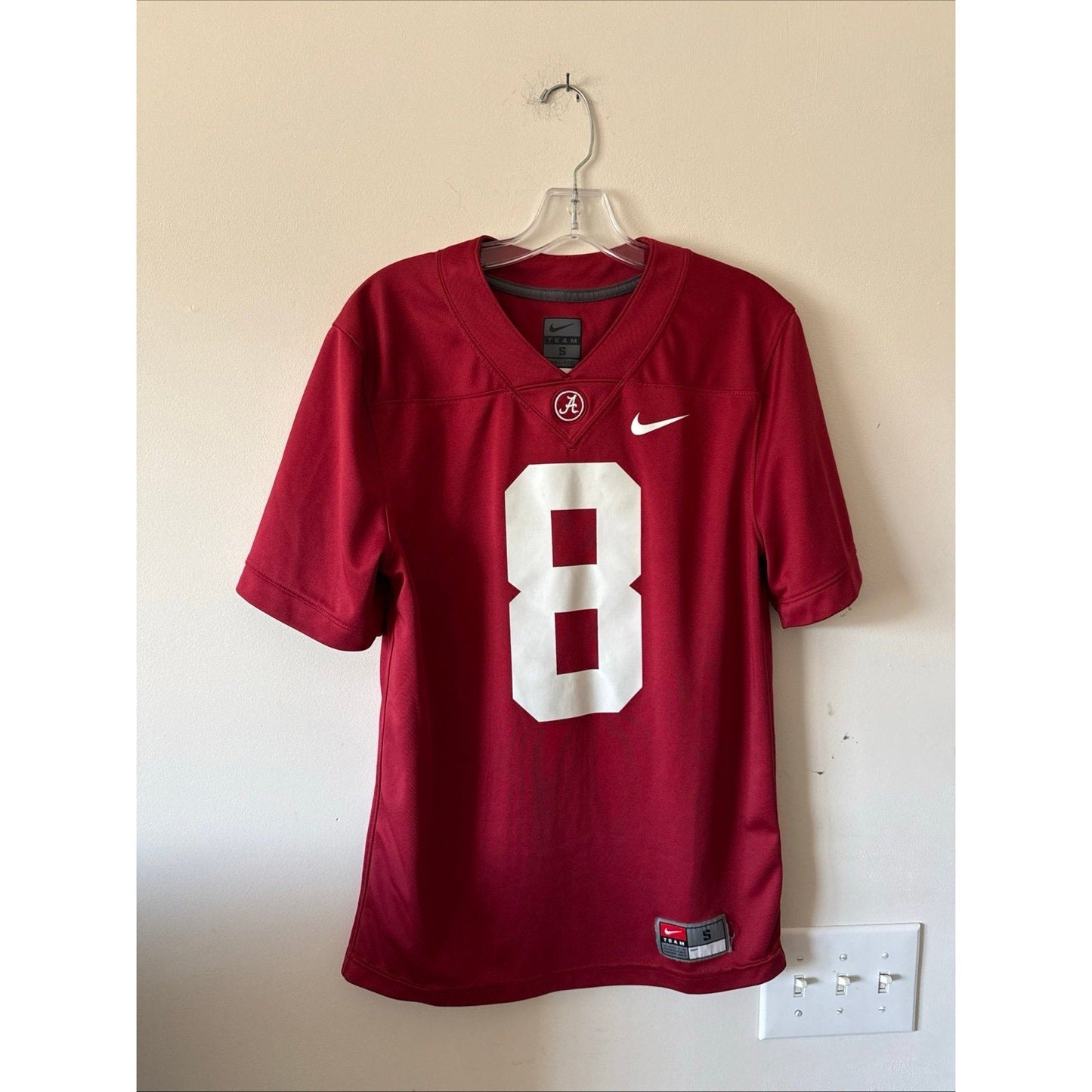 Men’s Nike Julio Jones 8 Alabama Crimson Tide NCAA Jersey Sz S - Red RARE - Kyle’s Football Cards