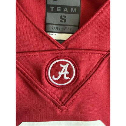Men’s Nike Julio Jones 8 Alabama Crimson Tide NCAA Jersey Sz S - Red RARE - Kyle’s Football Cards