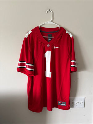 Men’s Nike Justin Fields #1 Ohio State Buckeyes Limited NCAA Jersey Sz XL - RARE