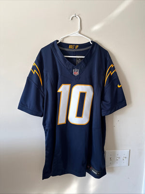 Men's Nike Justin Herbert #10 LA Chargers Alt Vapor Lmtd NFL Jersey Sz XL - RARE