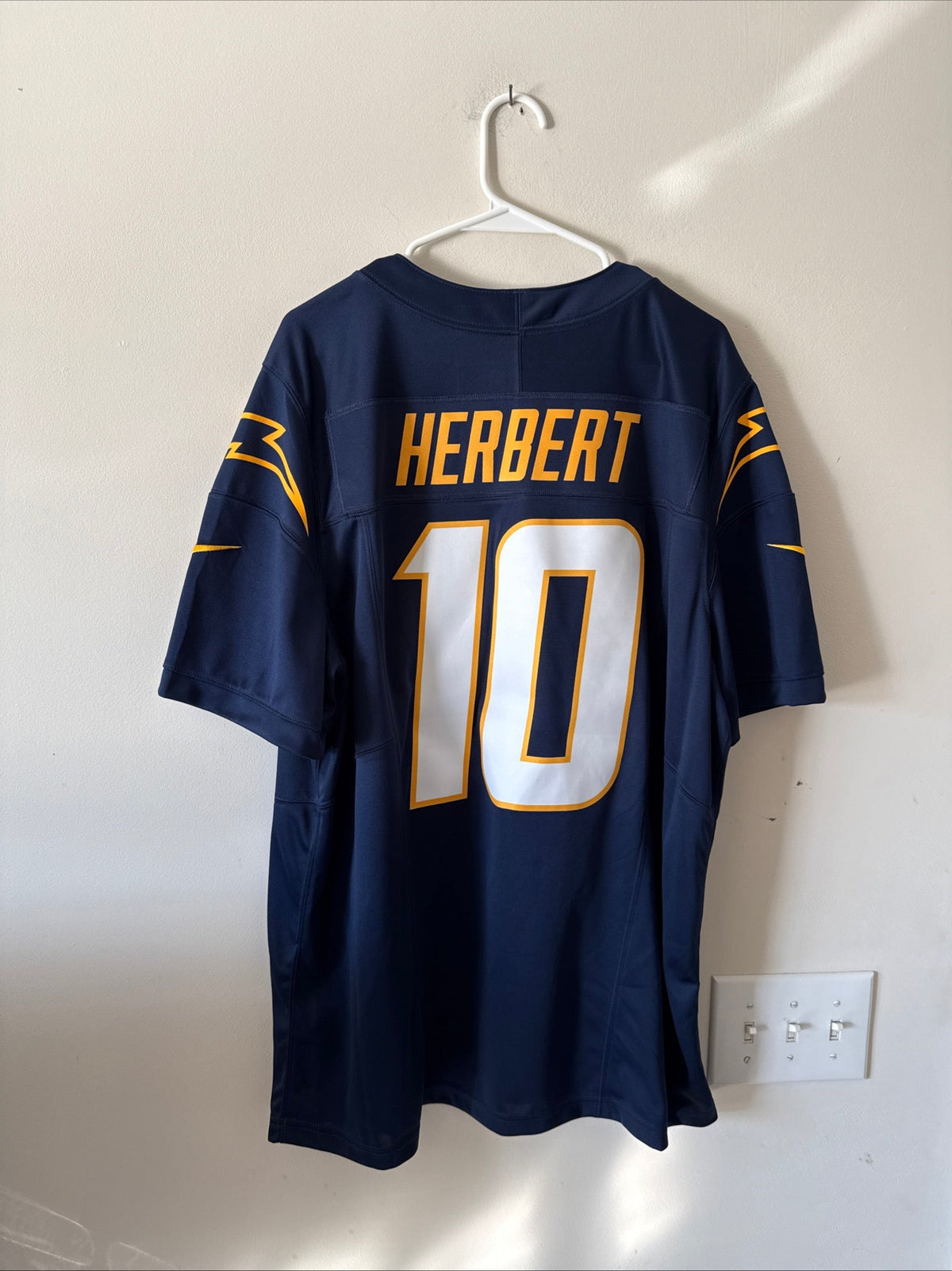 Men's Nike Justin Herbert #10 LA Chargers Alt Vapor Lmtd NFL Jersey Sz XL - RARE - Kyle’s Football Cards