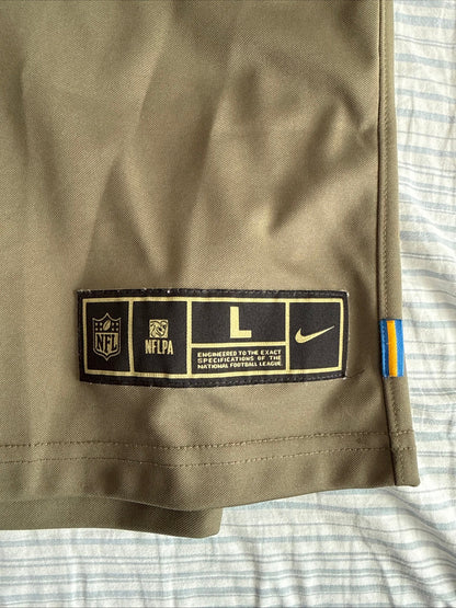 Men's Nike Justin Herbert 10 LA Chargers Salute To Service Lmtd Jersey Sz L - Kyle’s Football Cards