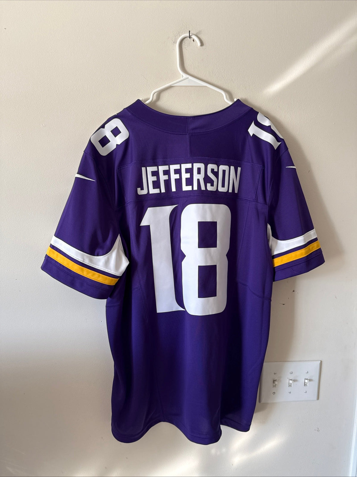 Men's Nike Justin Jefferson #18 Minnesota Vikings Vapor Lmtd Jersey Sz XL RARE - Kyle’s Football Cards