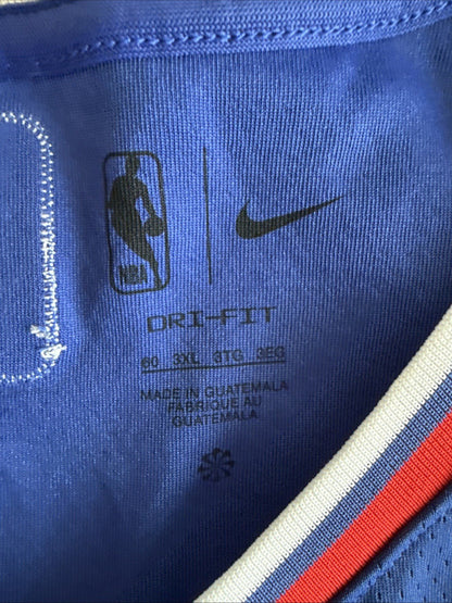 Men’s Nike Kawhi Leonard 2 LA Clippers 75th Anniv NBA Jersey Sz 60 - Blue - Kyle’s Football Cards