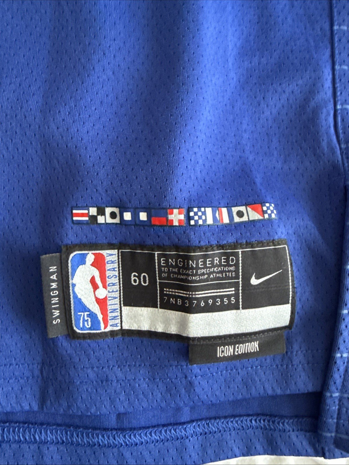 Men’s Nike Kawhi Leonard 2 LA Clippers 75th Anniv NBA Jersey Sz 60 - Blue - Kyle’s Football Cards