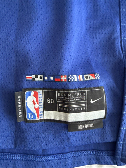 Men’s Nike Kawhi Leonard 2 LA Clippers 75th Anniv NBA Jersey Sz 60 - Blue - Kyle’s Football Cards