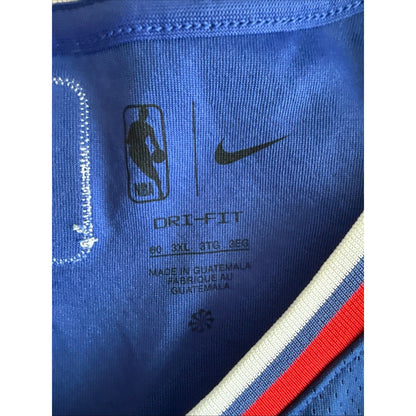 Men’s Nike Kawhi Leonard 2 LA Clippers 75th Anniv NBA Jersey Sz 60 - Blue - Kyle’s Football Cards