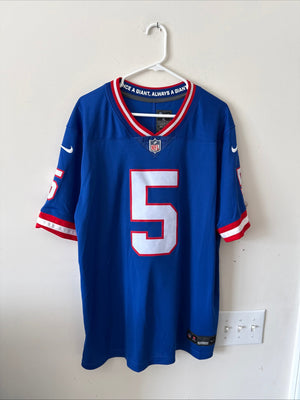 Men's Nike Kayvon Thibodeaux #5 NY Giants Alt Vapor Lmtd NFL Jersey Sz XL - RARE