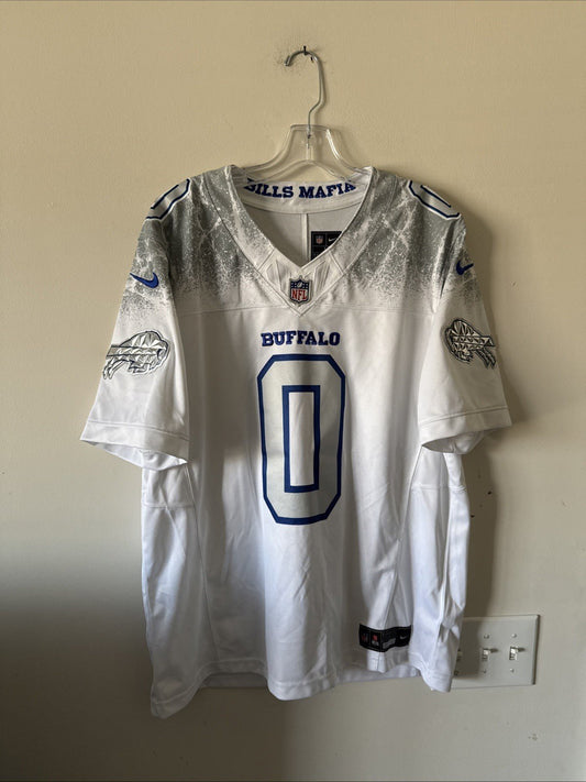 Men’s Nike Keon Coleman #0 Buffalo Bills 2025 Rivalries Vapor Lmtd Jersey Sz L - Kyle’s Football Cards