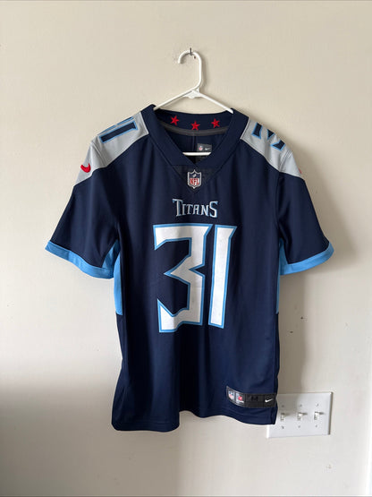 Men's Nike Kevin Byard 31 Tennessee Titans Vapor Lmtd NFL Jersey Sz M - RARE - Kyle’s Football Cards