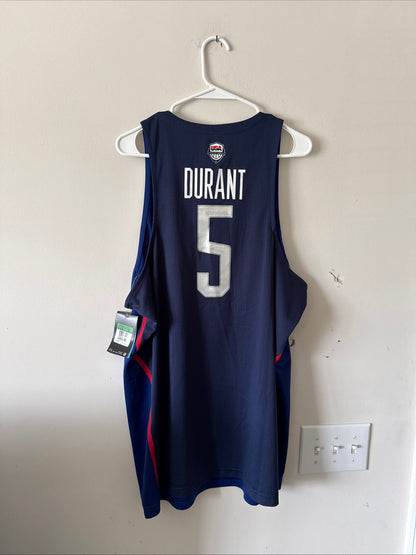 MEN’S NIKE KEVIN DURANT 5 TEAM USA 2016 RIO OLYMPICS JERSEY SZ XL - NWT RARE - Kyle’s Football Cards