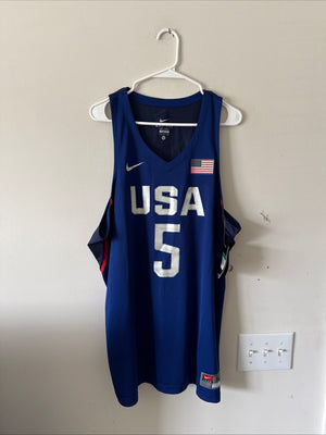 MEN’S NIKE KEVIN DURANT #5 TEAM USA 2016 RIO OLYMPICS JERSEY SZ XL - NWT RARE