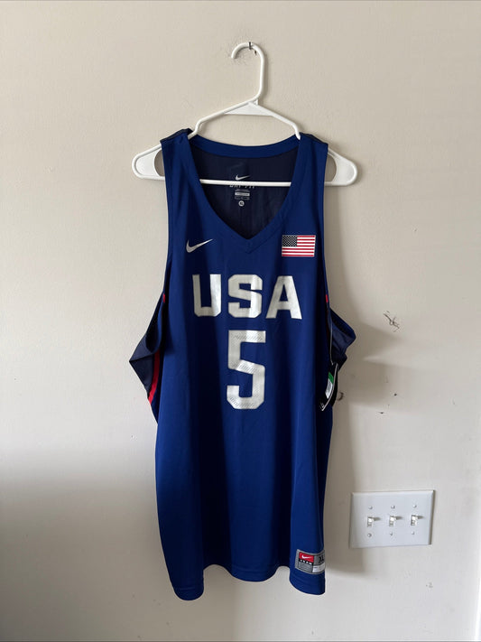 MEN’S NIKE KEVIN DURANT 5 TEAM USA 2016 RIO OLYMPICS JERSEY SZ XL - NWT RARE - Kyle’s Football Cards