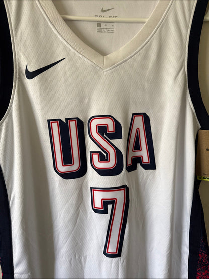 Men’s Nike Kevin Durant 7 Team USA 2024 Paris Olympics Jersey Sz 48 - NWT RARE - Kyle’s Football Cards
