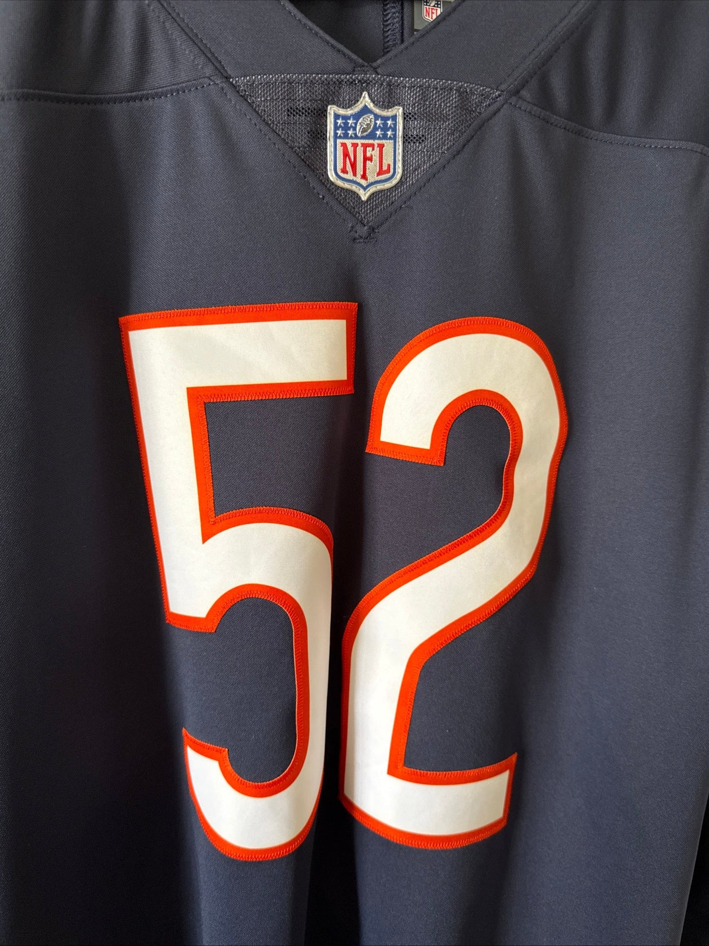 Men’s Nike Khalil Mack 52 Chicago Bears Vapor Limited NFL Jersey Sz XL - Blue - Kyle’s Football Cards