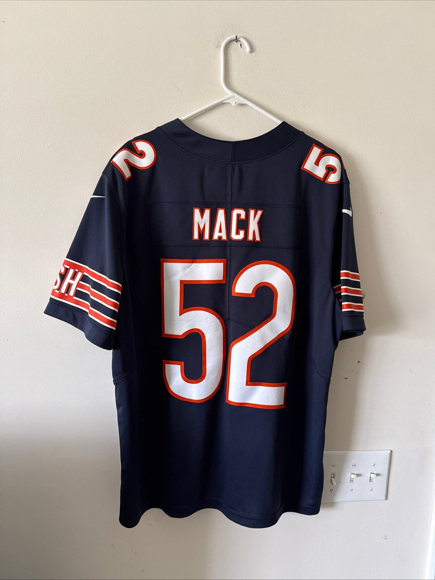 Men’s Nike Khalil Mack 52 Chicago Bears Vapor Limited NFL Jersey Sz XL - Blue - Kyle’s Football Cards