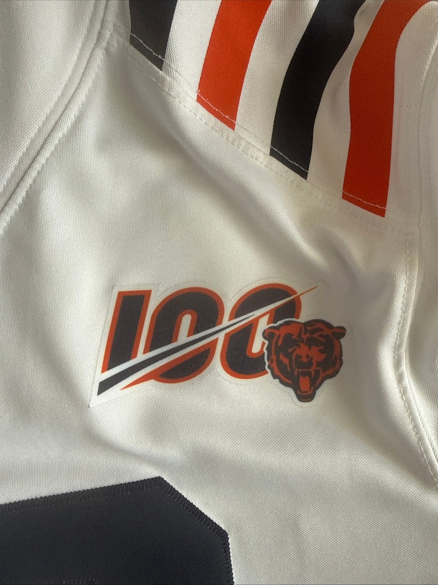 Men’s Nike Khalil Mack 52 Chicago Bears Vapor Lmtd Jersey 100th Patch Sz L RARE - Kyle’s Football Cards