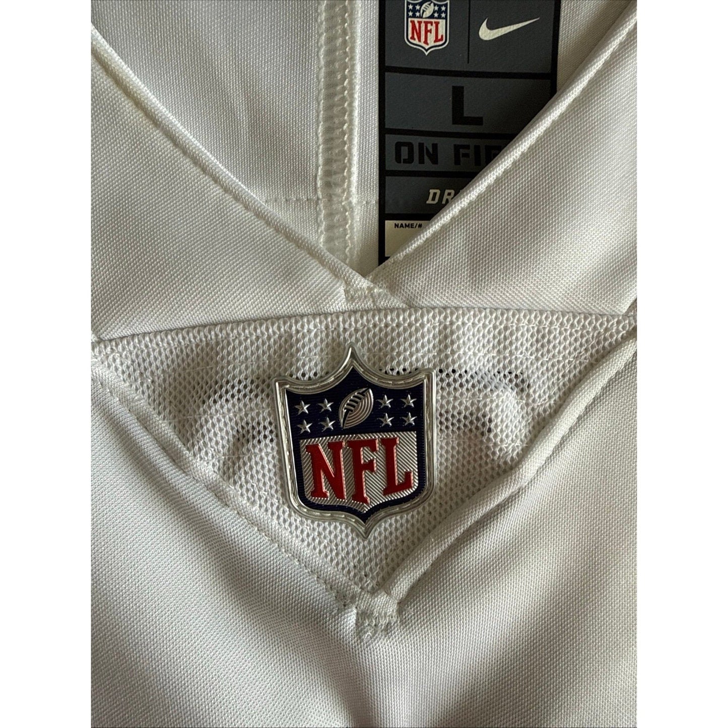 Men’s Nike Khalil Mack 52 Las Vegas Raiders Vapor Lmtd Jersey Sz L - White RARE - Kyle’s Football Cards