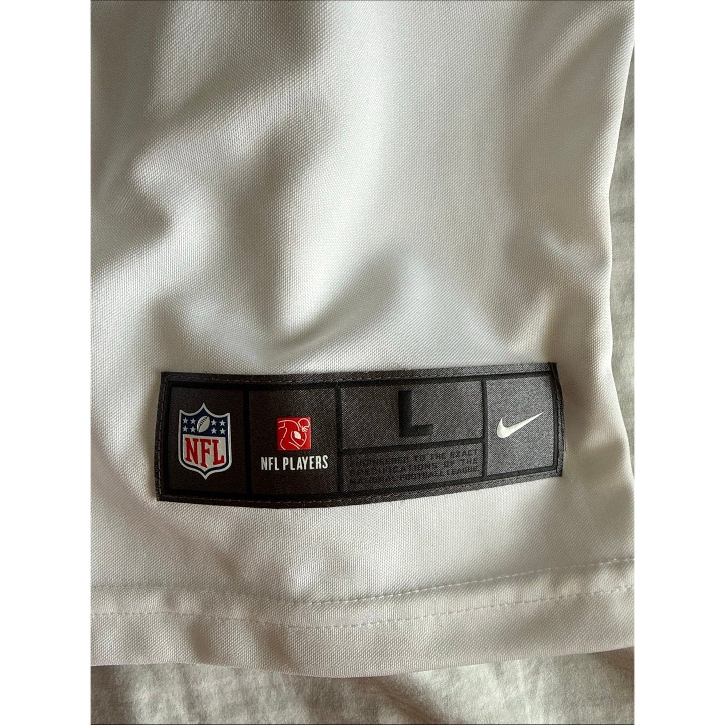 Men’s Nike Khalil Mack 52 Las Vegas Raiders Vapor Lmtd Jersey Sz L - White RARE - Kyle’s Football Cards