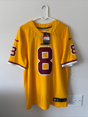 Men’s Nike Kirk Cousins #8 Washington Redskins Color Rush Jersey Sz L - NWT RARE