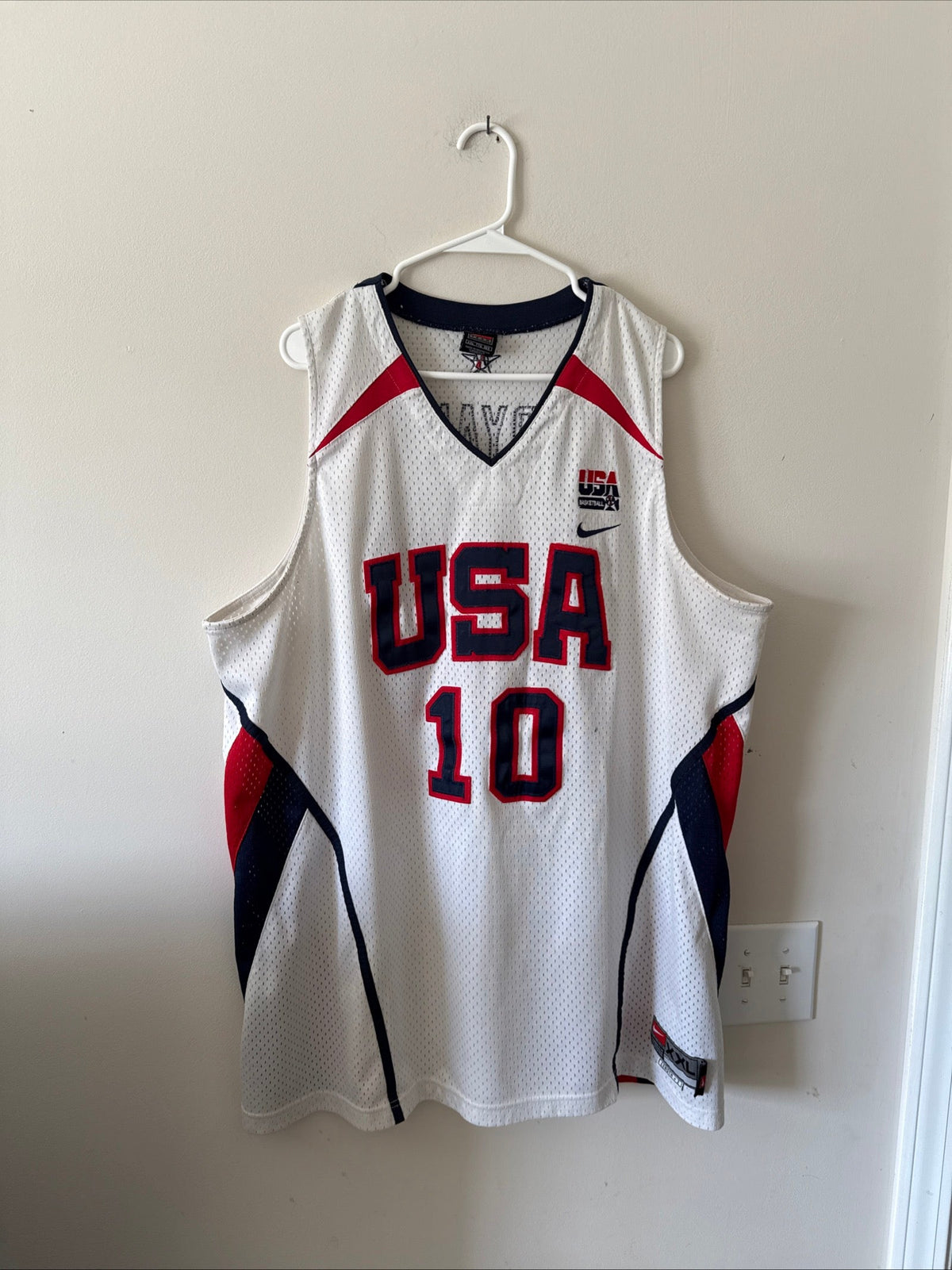 MEN’S NIKE KOBE BRYANT #10 TEAM USA FIBA 2006 BASKETBALL JERSEY SZ 2XL - RARE - Kyle’s Football Cards
