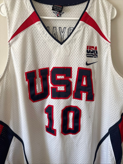 MEN’S NIKE KOBE BRYANT #10 TEAM USA FIBA 2006 BASKETBALL JERSEY SZ 2XL - RARE - Kyle’s Football Cards