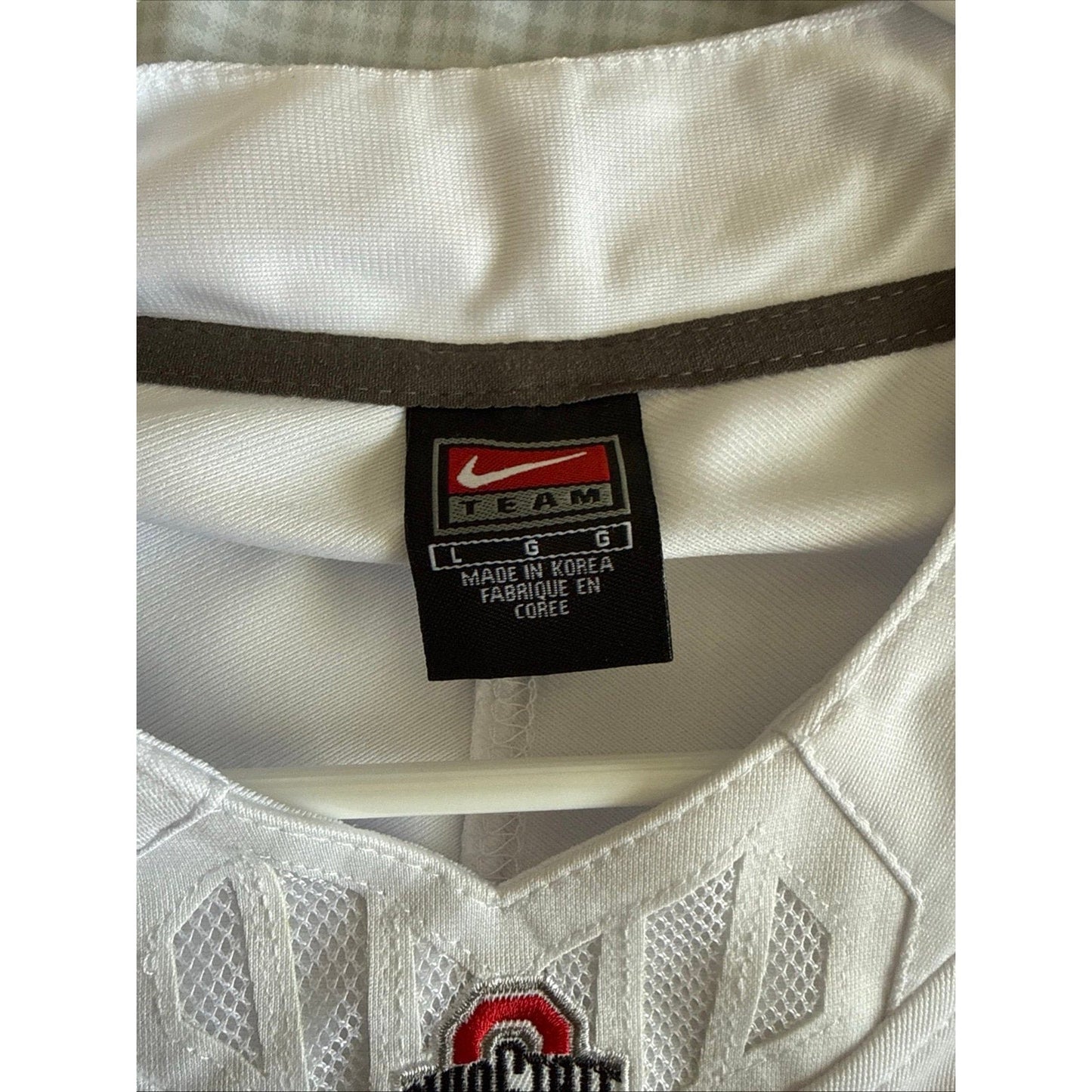 Men’s Nike Kyle McCord 6 Ohio State Buckeyes 100 Seasons Patch - White NWT RARE - Kyle’s Football Cards